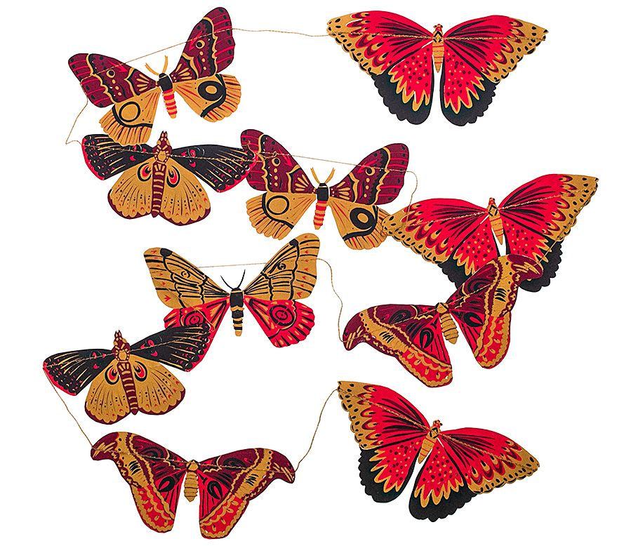 Schmetterlings_Girlande