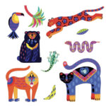 glitzersticker_wilde_tiere02