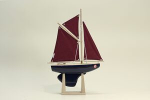 Big wooden sailing ship